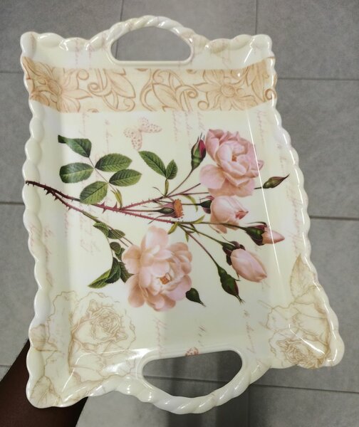 Plateau décoratif en céramique