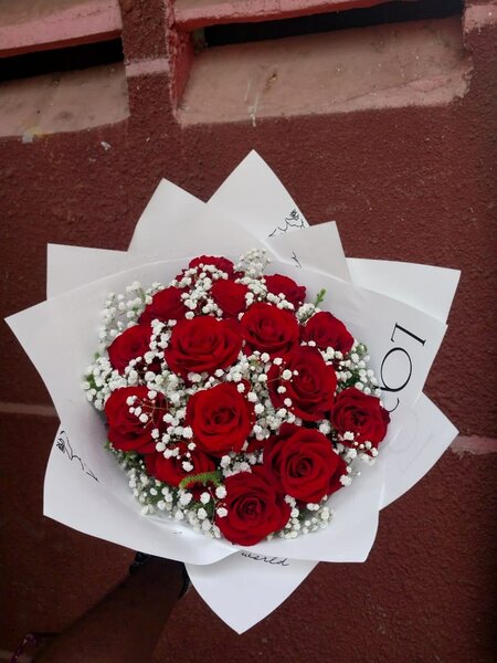 Bouquet de roses rouges