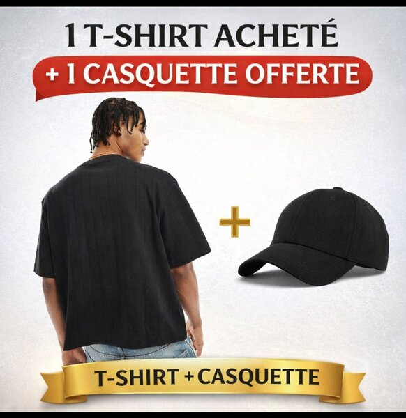 T-shirt + Casquette Offerts