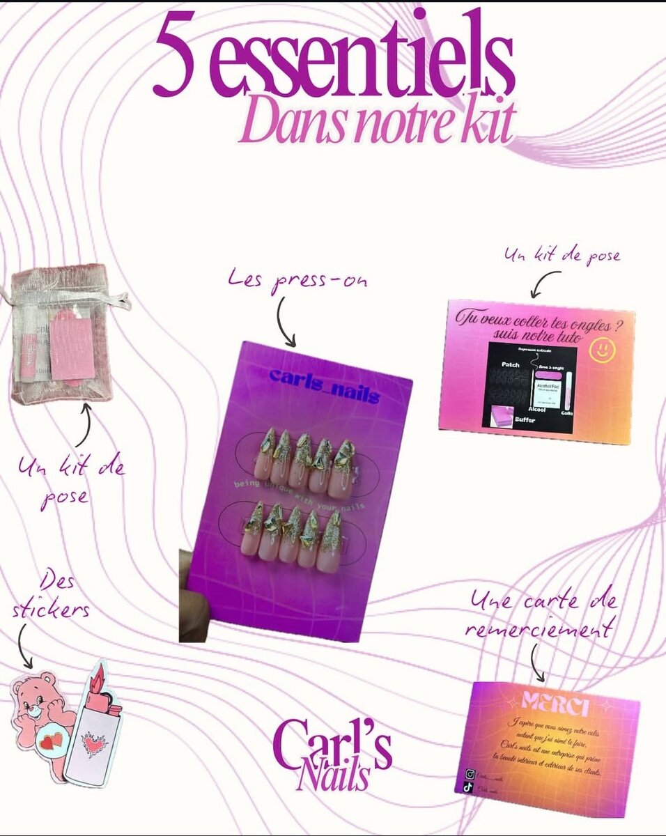 Carl's Nails Press-On Kit