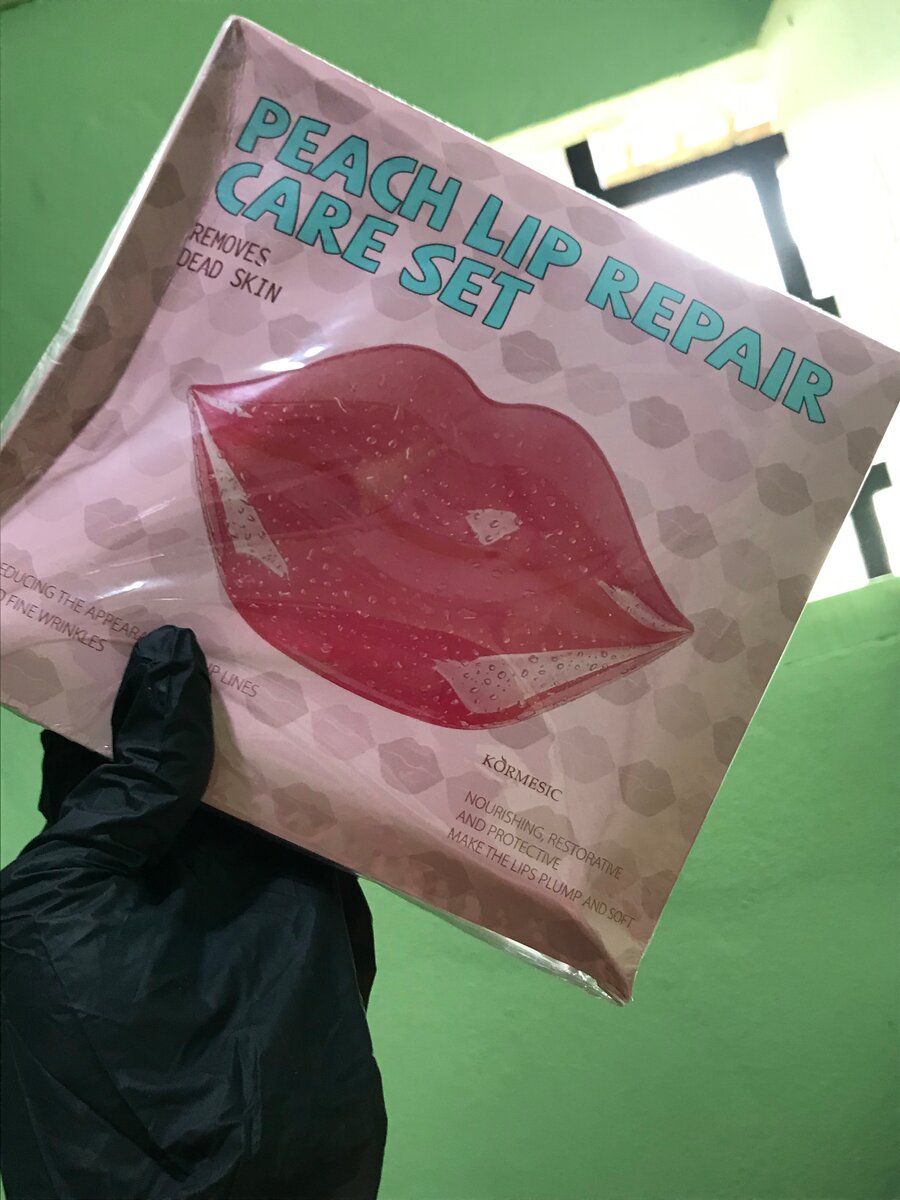 Set soin des lèvres pêche