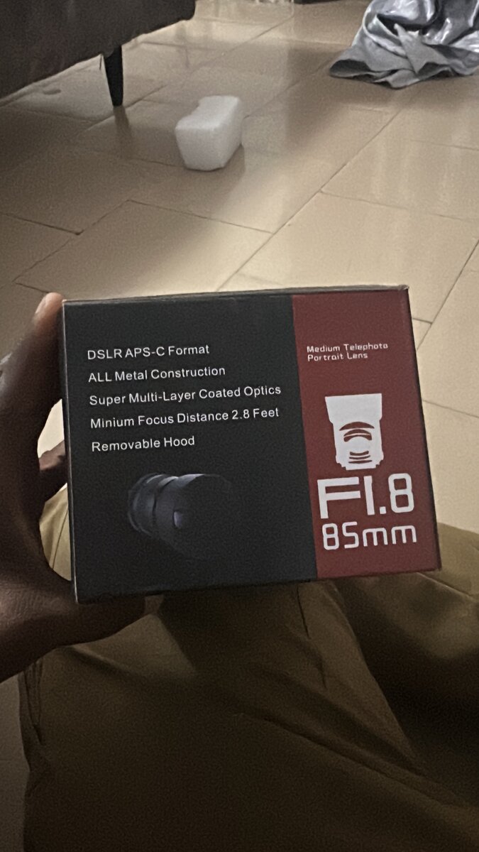 Objectif 85mm F1.8 DSLR