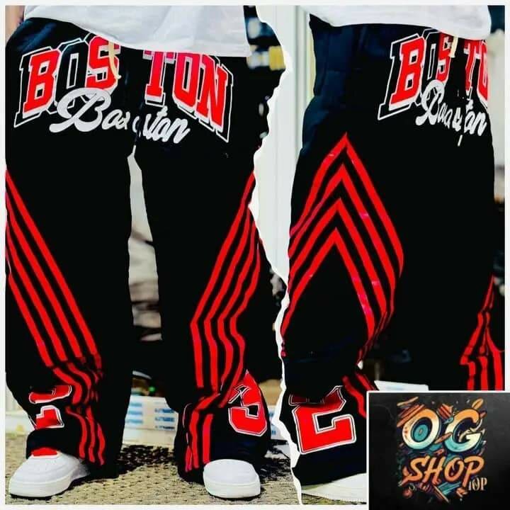 Pantalons larges Boston