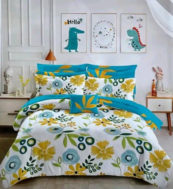 Parure de lit motifs colorés