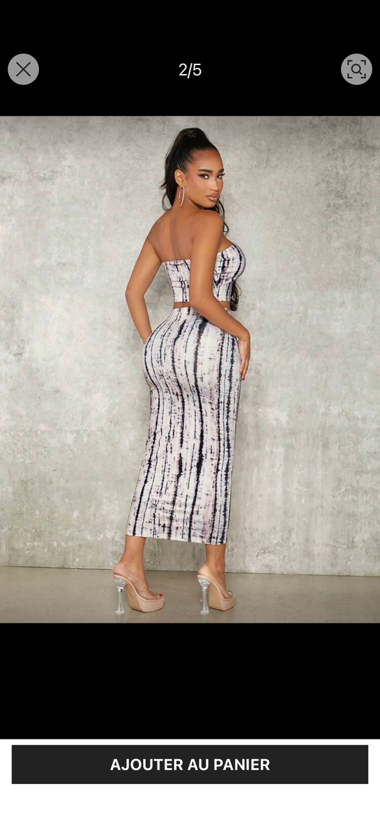 Robe tube élégante pour femme