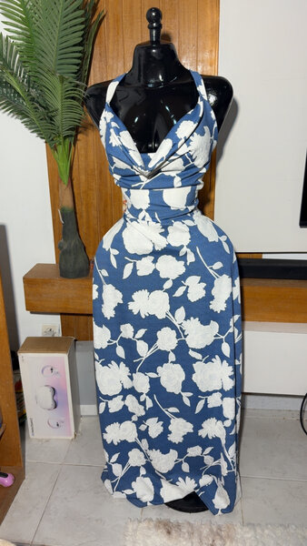 Robe longue florale élégante