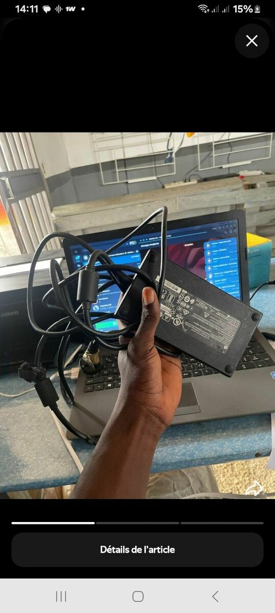 Chargeur d'ordinateur portable