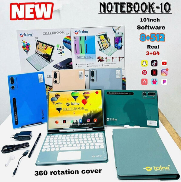 Portable Notebook 10" 8+512GB