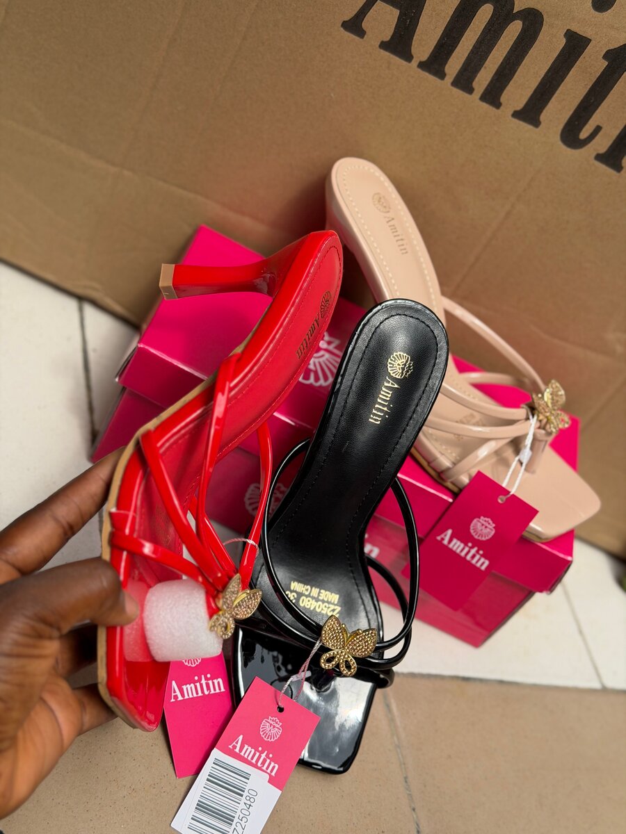 Sandales à Talons Papillon Été