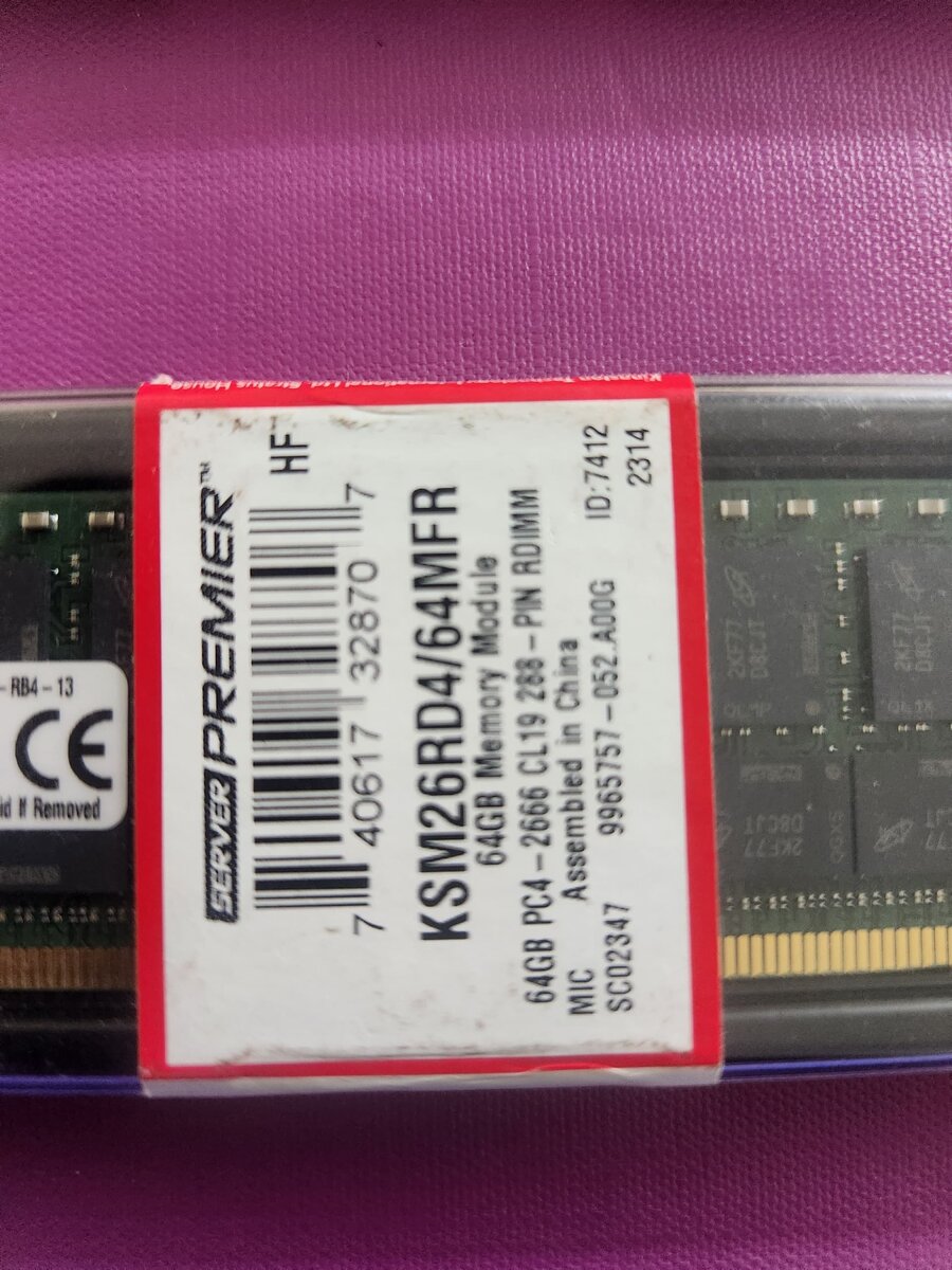 Module RAM Kingston 64GB DDR4