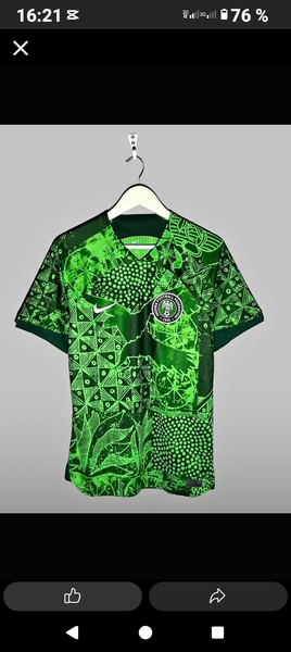 Maillot de football vert
