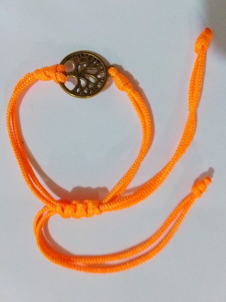 Bracelet arbre de vie orange
