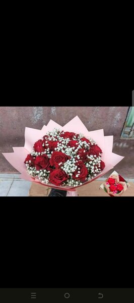 Bouquet de roses rouges élégantes
