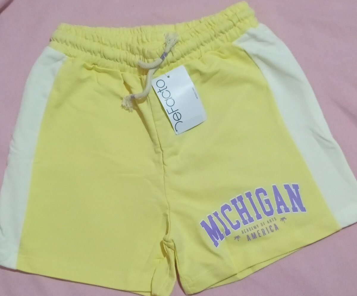 Kids Yellow Shorts