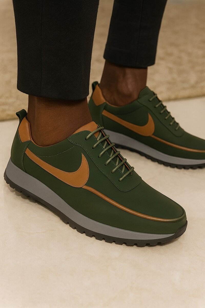 Baskets Vertes Homme Élégantes