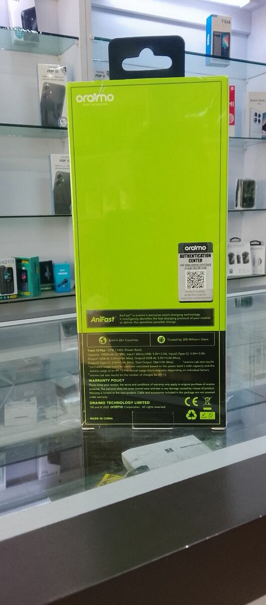Batterie externe Oraimo 10000mAh