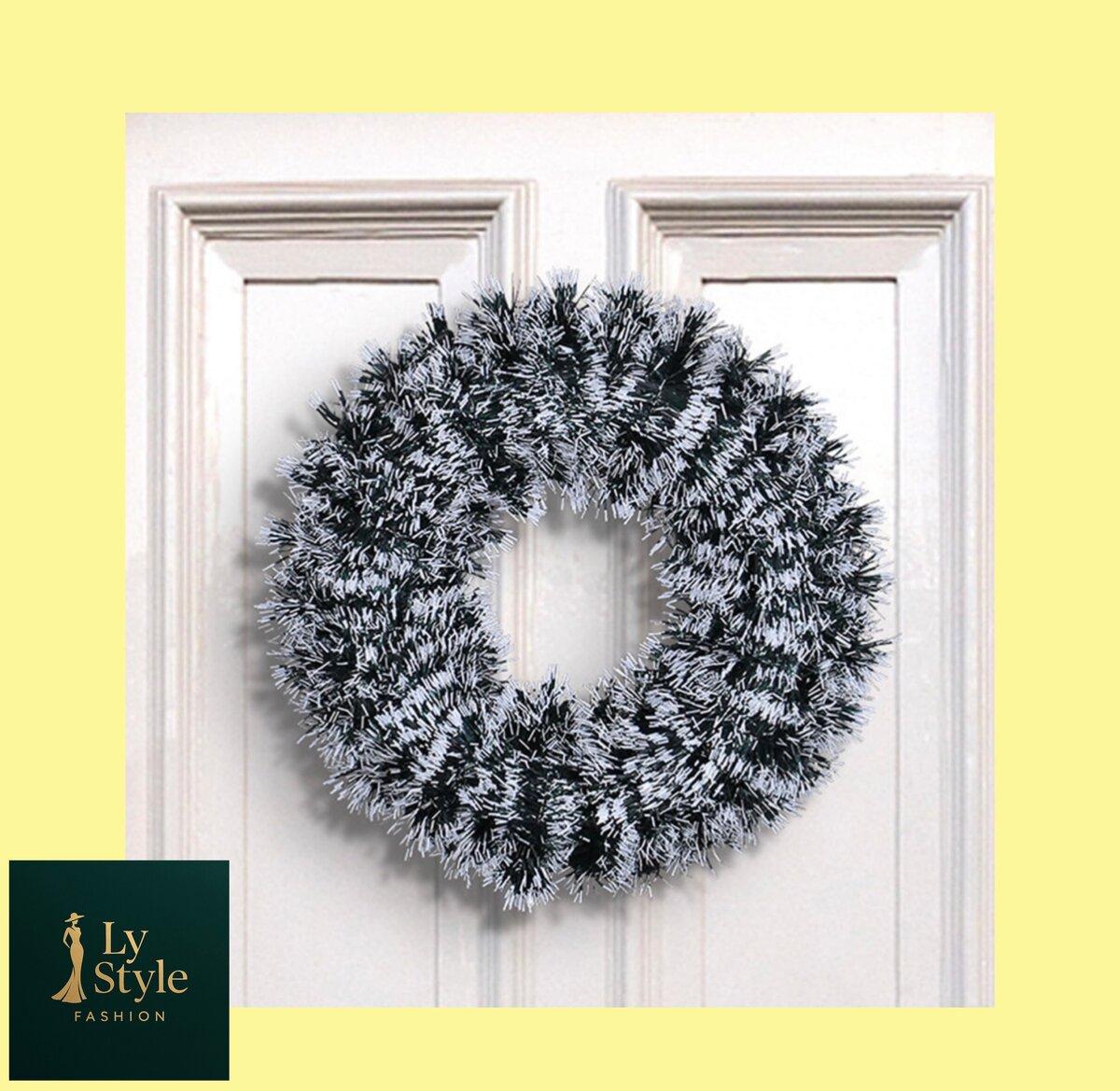 Couronne de Noël Neige