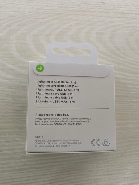 Câble Lightning vers USB 1m