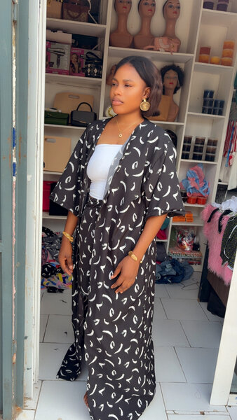 Kimono en soie élégant femme