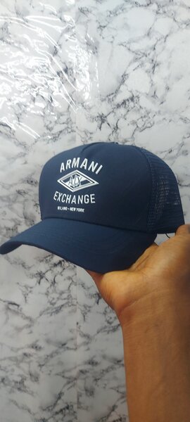 Casquette Armani Exchange bleu marine
