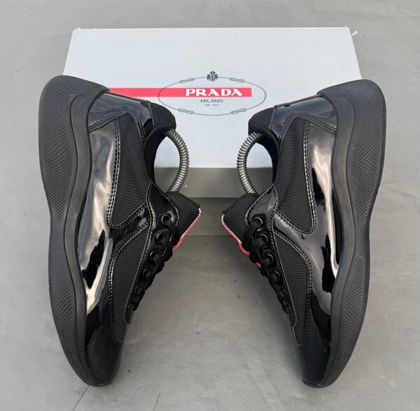 Prada Sneakers Noir Brillant