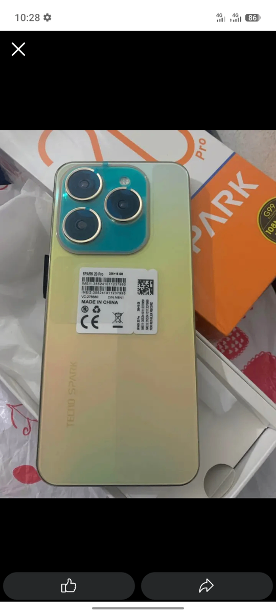 Smartphone SPARK 20 Pro 256GB