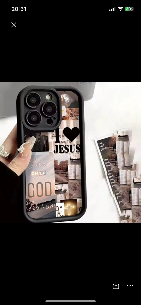 Étui de téléphone chrétien unique