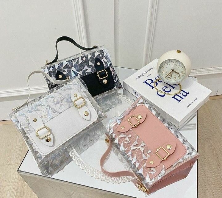 Sac à main transparent tendance