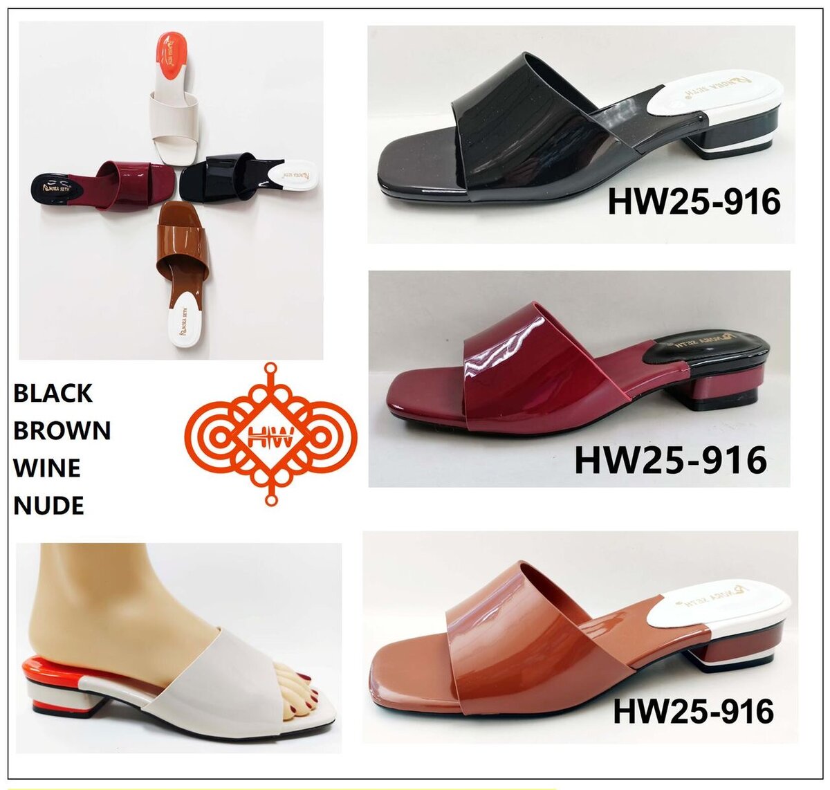 Sandales à talon HW25-916