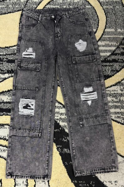 Jean cargo décontracté homme