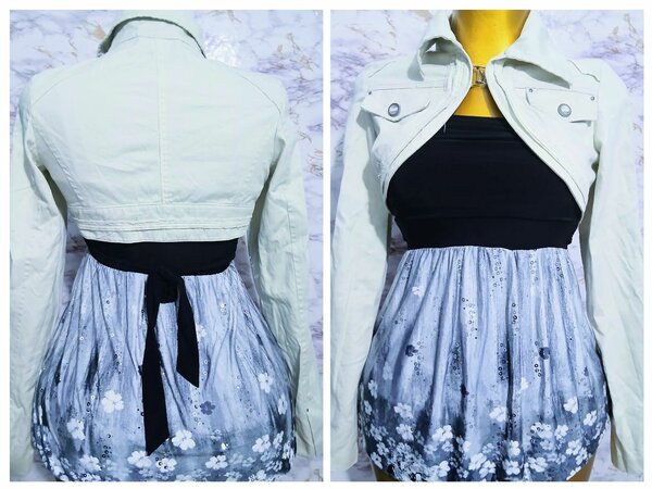 Robe élégante à motif floral