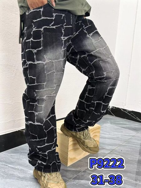 Jean imprimé décontracté