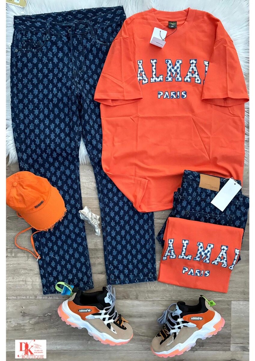 Ensemble T-shirt et Jean Mode