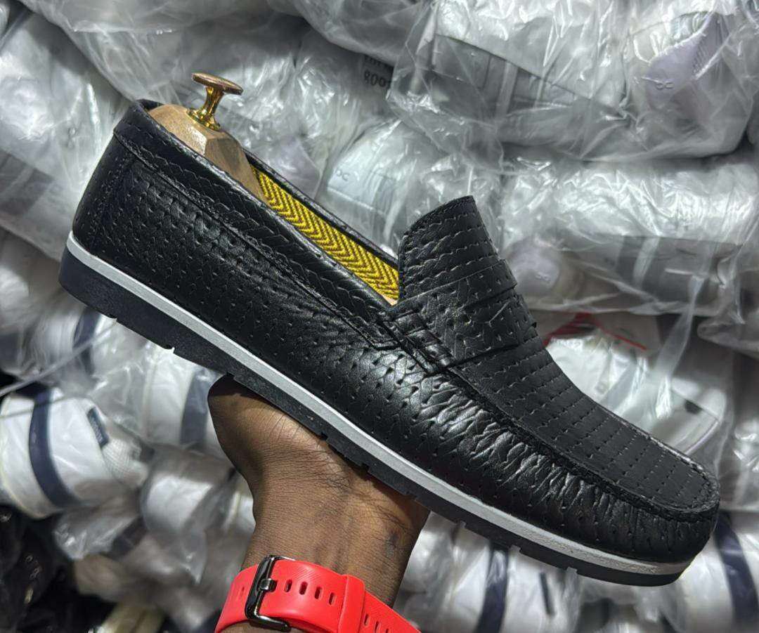 Mocassins élégants en cuir