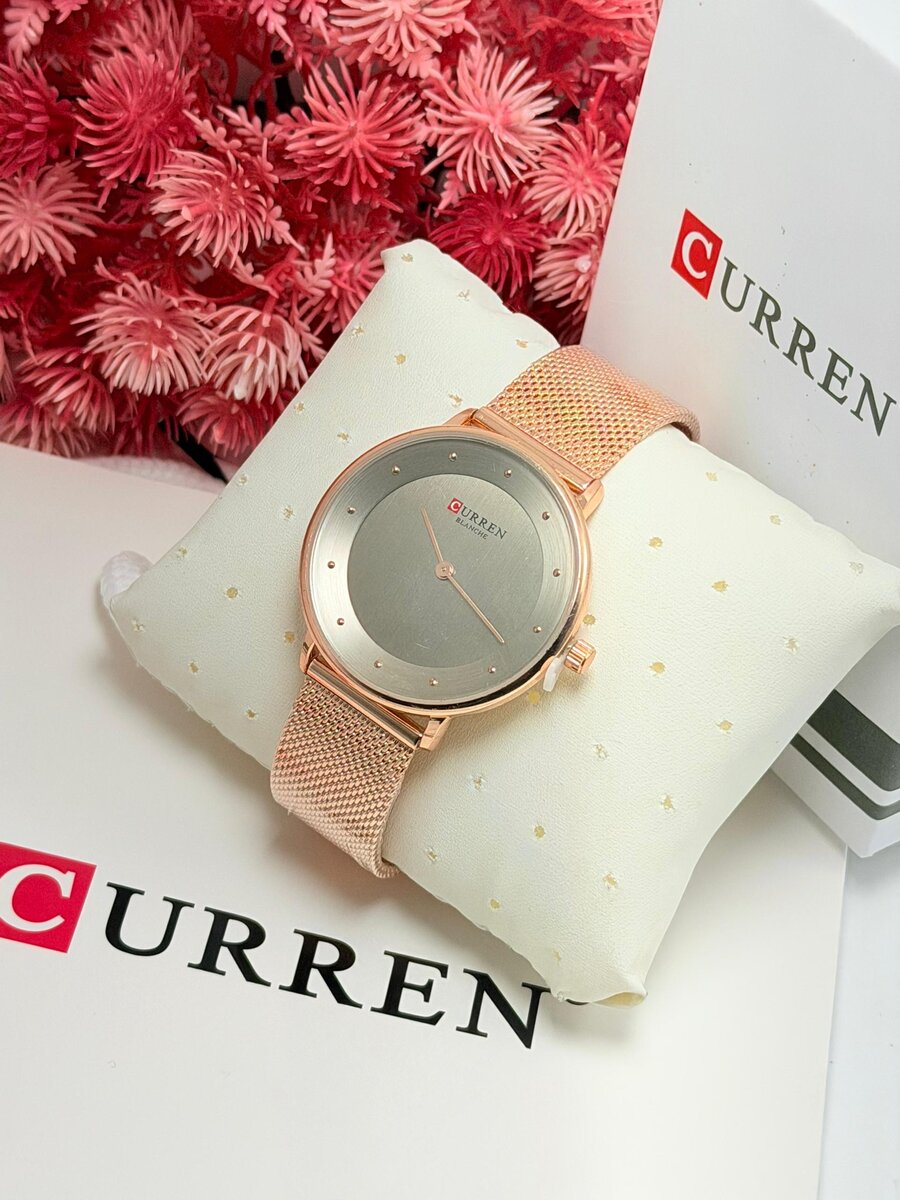 Montre Femme Curren Luxe Rose Gold