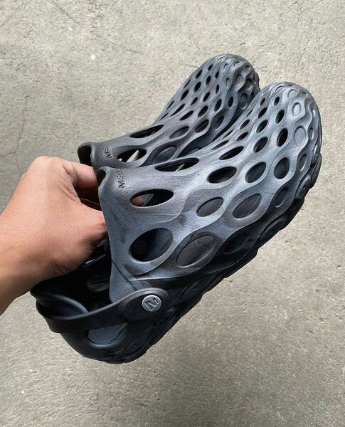 Chaussures Crocs en caoutchouc noir