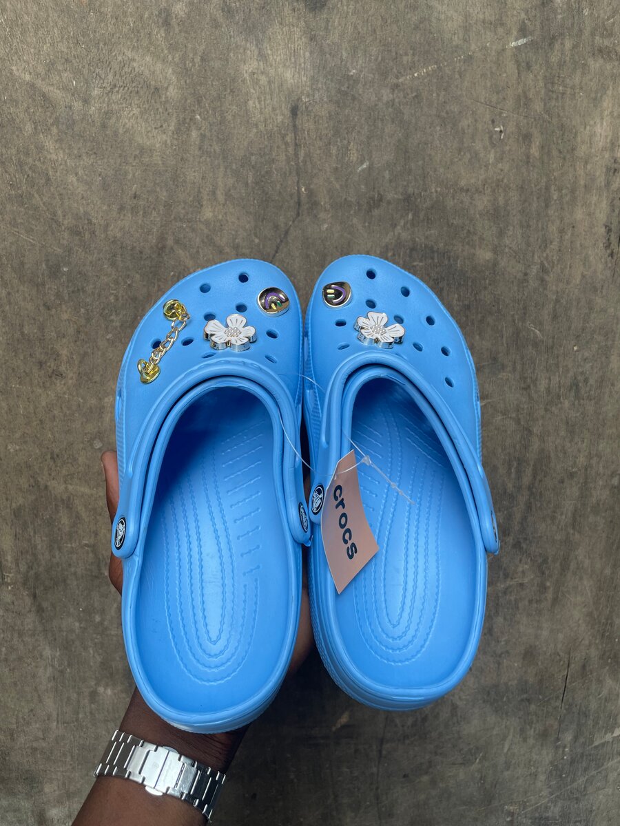 Sabots bleus confortables