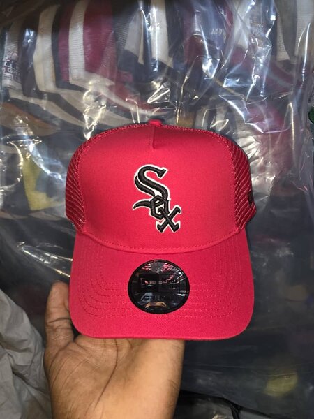 Casquette sport rouge