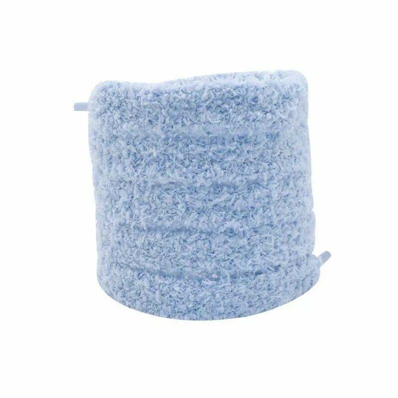 Lacets fluffy bleu