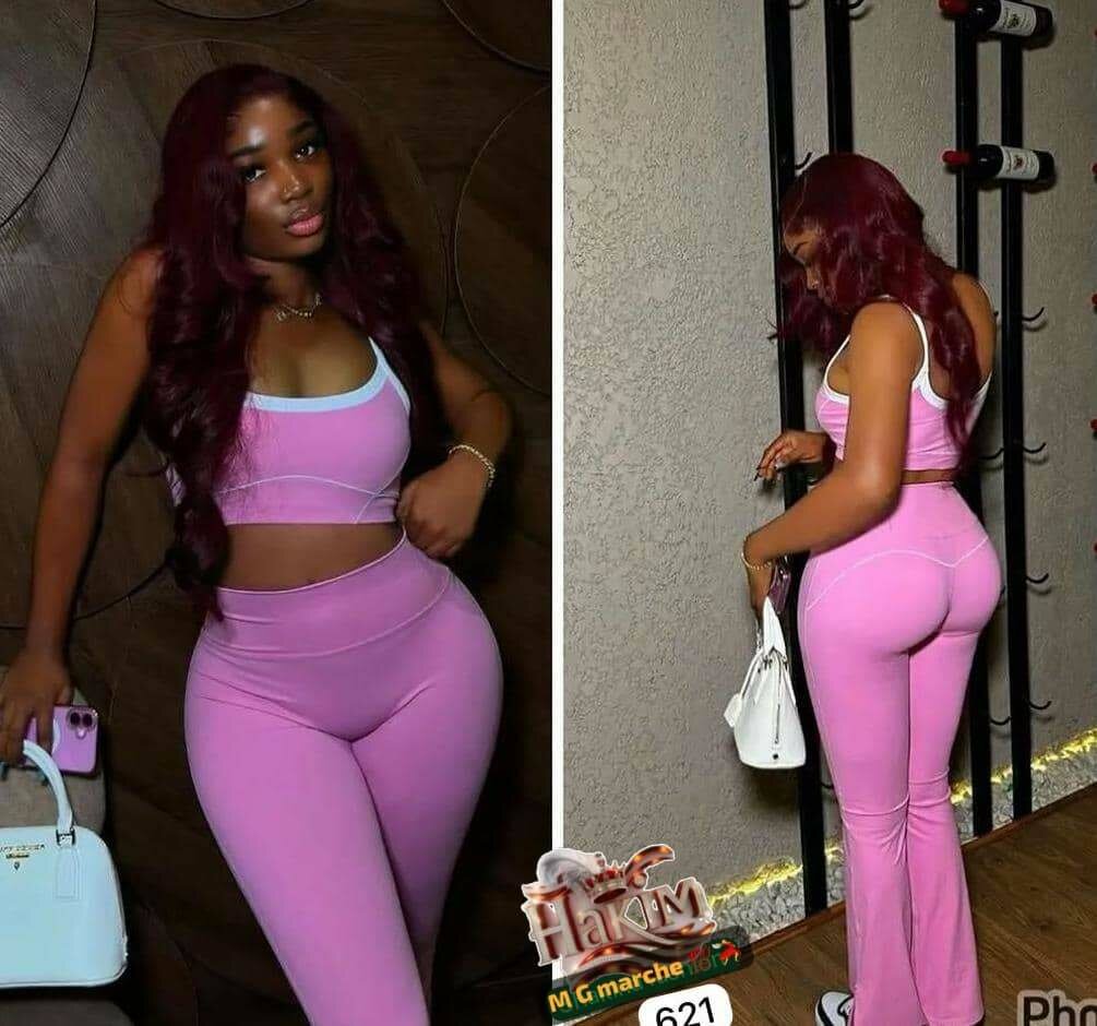 Ensemble de sport rose sexy