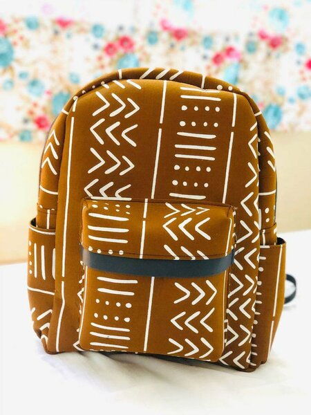 Sac à dos moderne imprimé ethnique