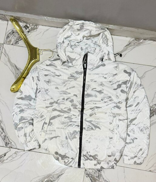 Veste coupe-vent imprimée