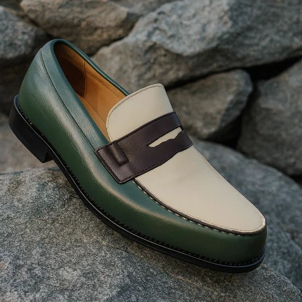 Mocassins en cuir élégant