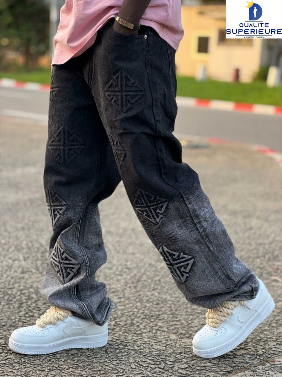 Jeans baggy style décontracté