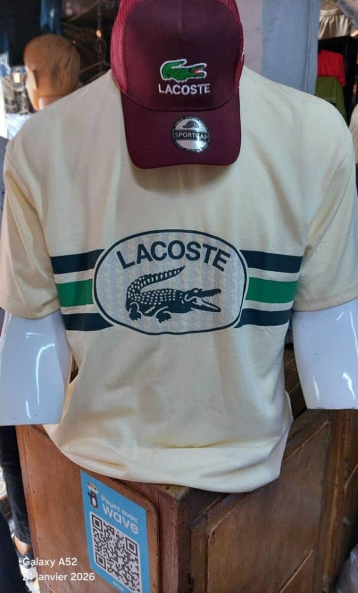 Casquette Lacoste homme, T-shirt homme