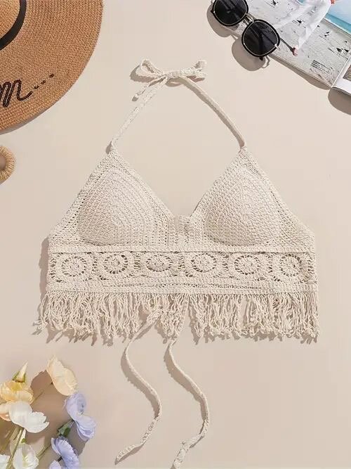 Haut crochet femme bohème