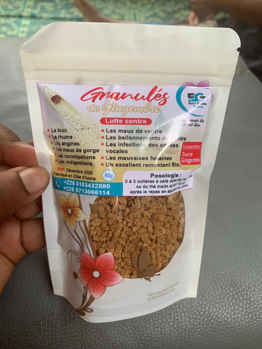 Poudre de Gingembre Naturelle