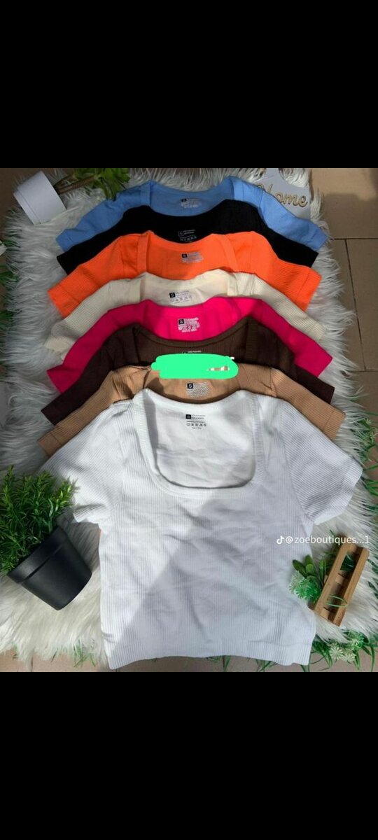 T-shirts en coton colorées