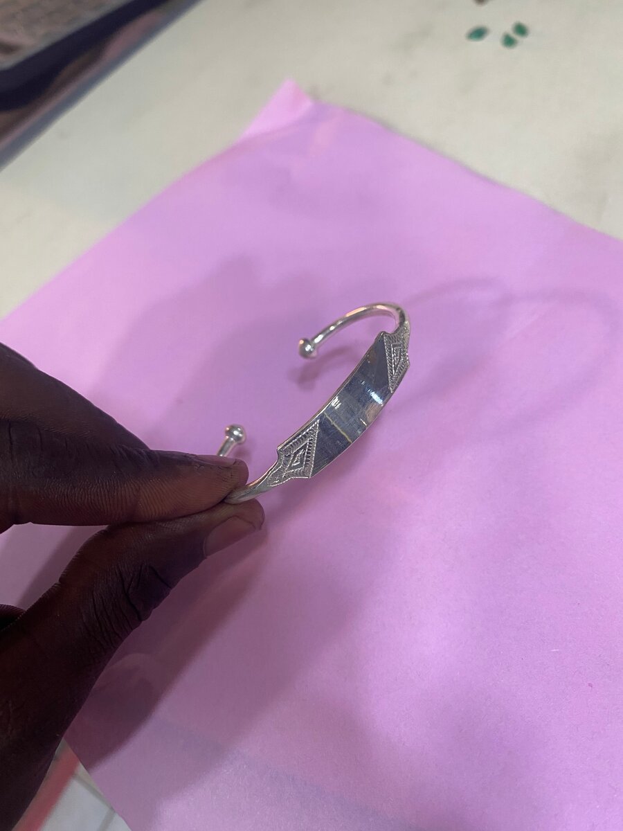 Bracelet en argent élégant