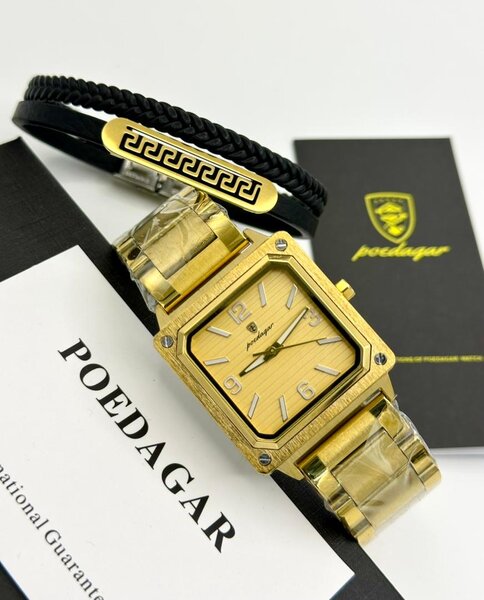 Montre Poedagar Dorée Homme